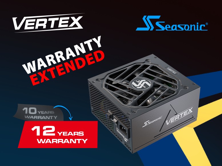 VERTEX 12 years warranty